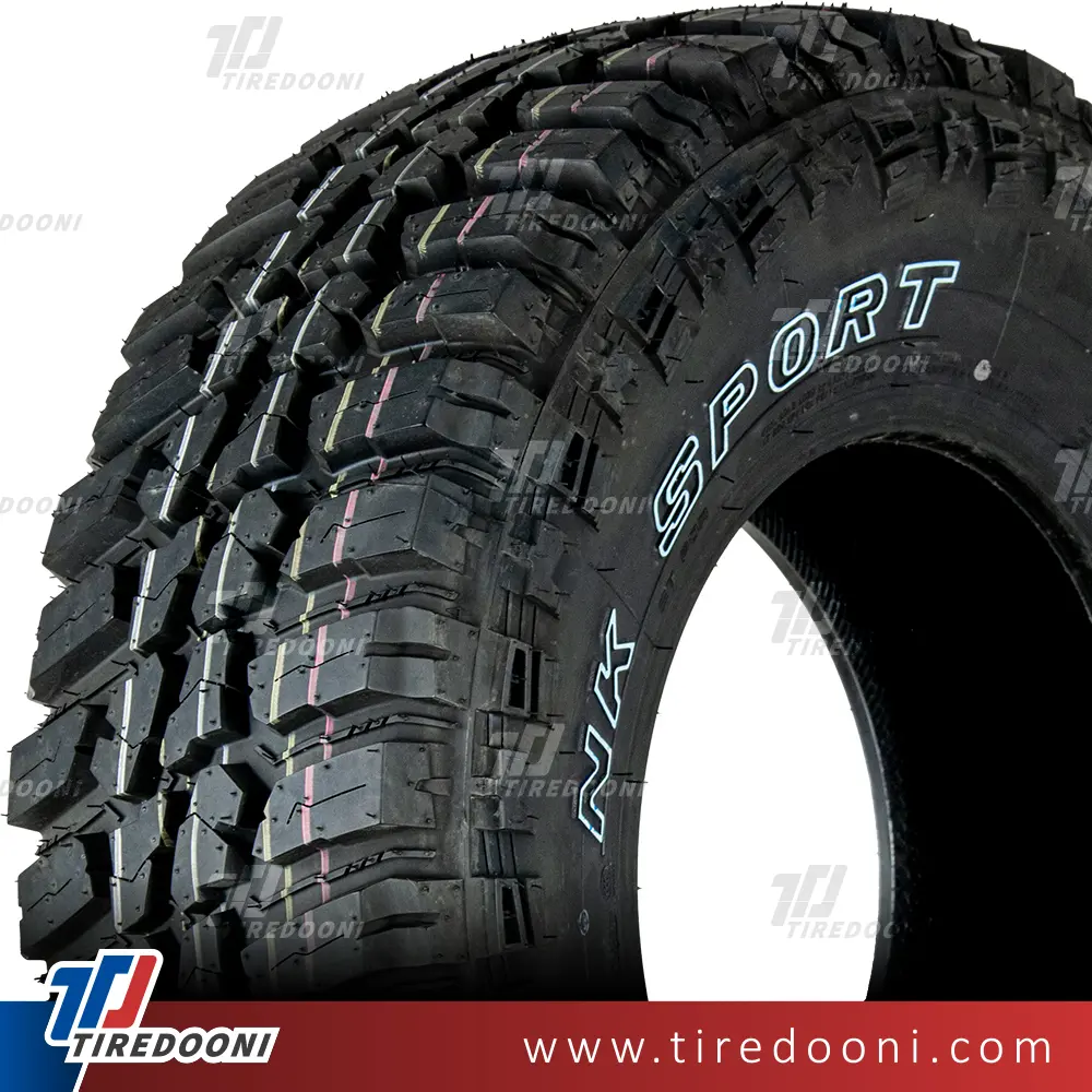 لاستیک خودرو نانکنگ سایز 32/11.5R15 مدل گل MT1